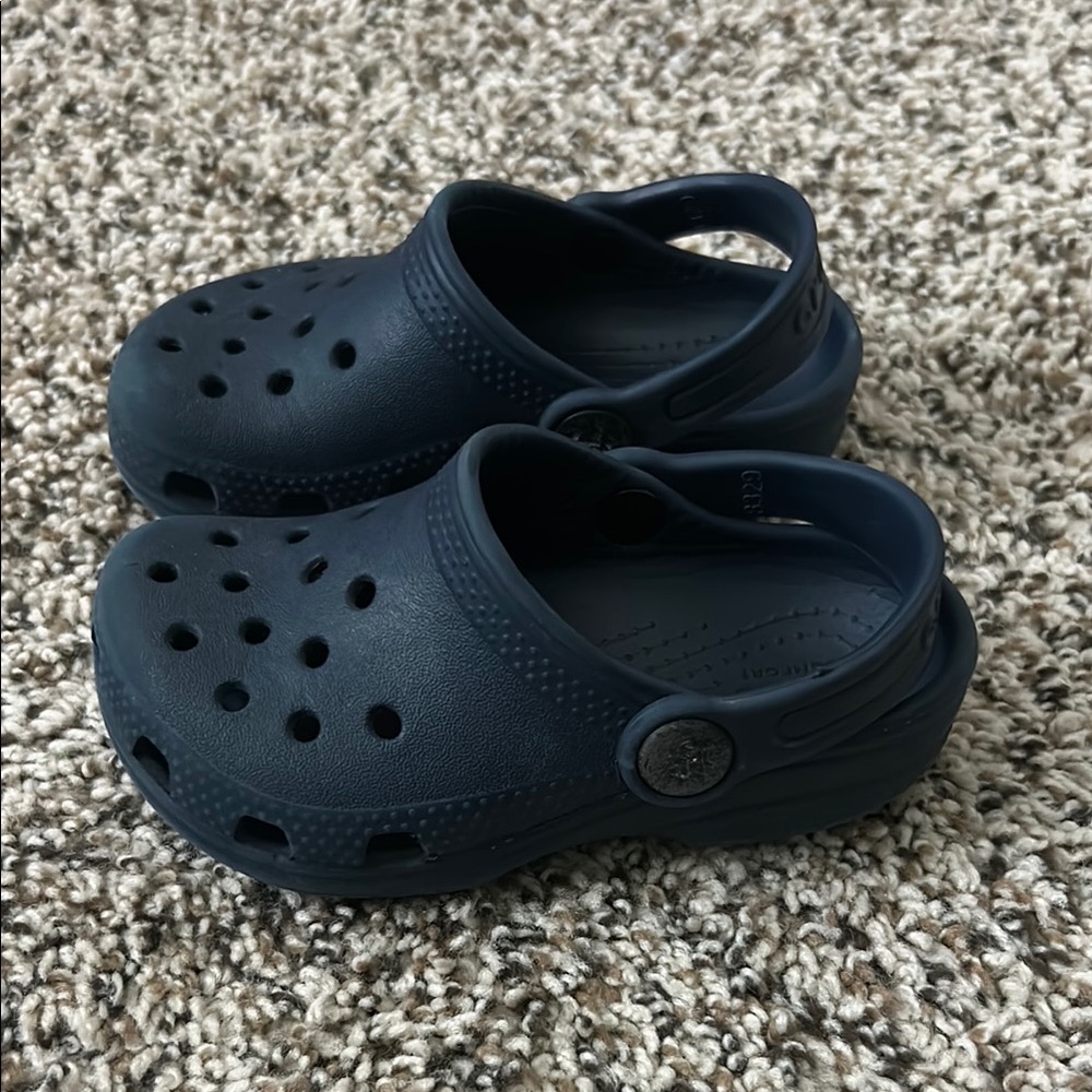 CROCS Kids Shoes in Navy Blue